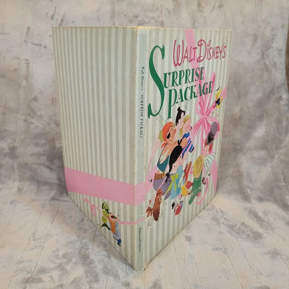 Walt Disney Surprise Package Book First Edition 1944‎ Vintage